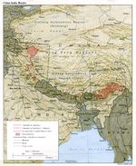 Mapa de la Frontera China - India