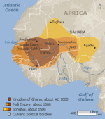 África Occidental entre 1000 y 1500