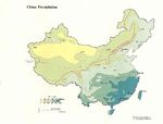 Mapa de Precipitación de China