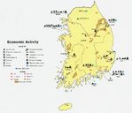 Mapa de Actividad Económica de Corea del Sur