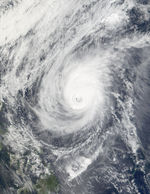 Tifón Mitag noreste de las Filipinas