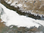 Contaminación atmosférica en el norte de India