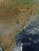 Incendios en India oriental