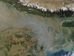 Contaminación en al noreste de India