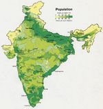 Mapa de Población de India