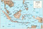 Mapa de Relieve Sombreado de Indonesia