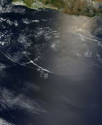 Ondas de gravedad atmosféricas y ondas internas al sur de Java