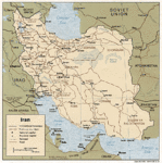 Mapa Politico de Irán