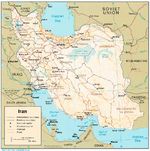 Mapa de Relieve Sombreado de Irán