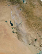 Humo tóxico de azufre a través de Iraq