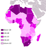 Índice de Desarrollo Humano (IDH) de los países africanos 2004