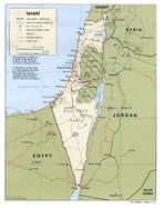 Mapa Politico de Israel