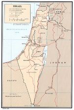 Mapa Politico de Israel