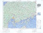 Hoja Hiroshima del Mapa Topográfico de Japón 1954
