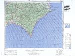 Hoja Kochi del Mapa Topográfico de Japón 1954
