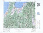 Hoja Kanazawa del Mapa Topográfico de Japón 1954