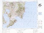 Hoja Kagoshima del Mapa Topográfico de Japón 1954