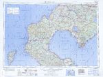 Hoja Murorán del Mapa Topográfico de Japón 1954
