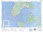 Hoja Hakodate del Mapa Topográfico de Japón 1954