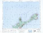 Hoja Shana del Mapa Topográfico de Japón 1954