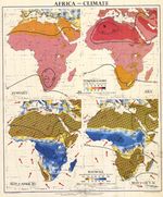 Clima, temperatura y precipitación en África 1965