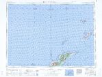 Hoja Buroton-Jima del Mapa Topográfico de Japón 1954
