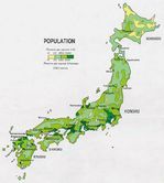 Mapa de Población de Japón