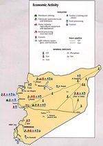 Mapa de la Actividad Económica de Syria
