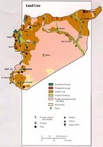 Mapa del Uso de la Tierra de Syria