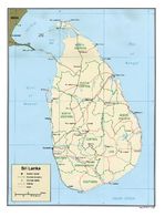 Mapa Político Pequeña Escala de Martinica