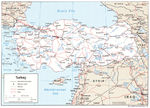 Mapa Politico de Turquía