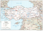 Mapa de Relieve Sombreado de Turquía