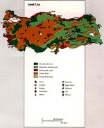 Mapa del Uso de la Tierra de Turquía