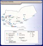 Mapa de la Actividad Económica de Yemen