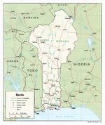 Mapa Politico de Benín