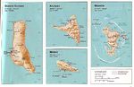 Mapa Político Pequeña Escala de Kiribati