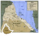 Mapa Politico de Eritrea
