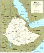Mapa Politico de Etiopía