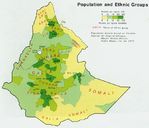 Mapa de Población de Etiopía