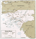 Mapa Politico de Guinea-Bissau