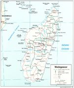 Mapa Politico de Madagascar