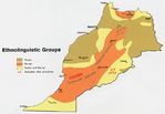 Mapa de los Grupos Etnolingüísticos de Marruecos