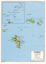 Mapa de Relieve Sombreado de Seychelles