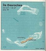 Mapa de Relieve Sombreado de la Isla Desroches, Seychelles