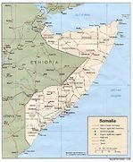 Mapa Politico de Somalia