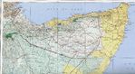 Mapa Topográfico del Norte de Somalia y la Mayor Parte de Yibuti