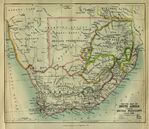 Mapa de Sudáfrica 1885