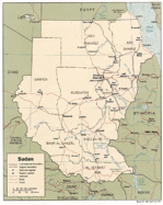 Mapa de Relieve Sombreado de Níger