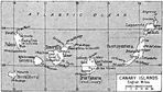 Mapa de las Islas Canarias 1922