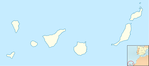 Mapa Mudo de las Islas Canarias